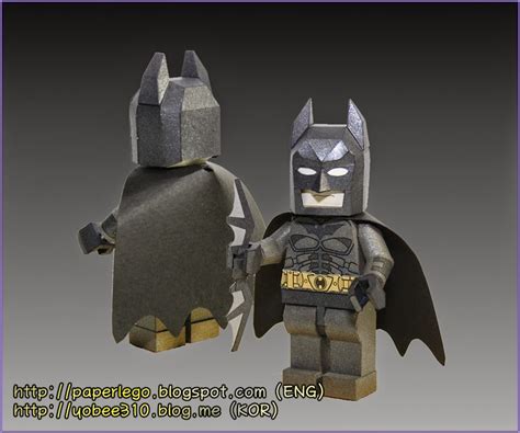 Lego Papercraft Batman Paper Craft Papercraft Batman Bonecos Printable