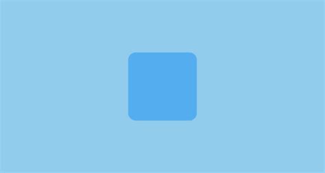 🟦 Blue Square Emoji On Twitter Twemoji 121