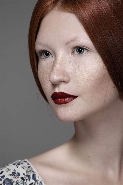 red by anastasia galaktionova redhead makeup hair beauty beauty