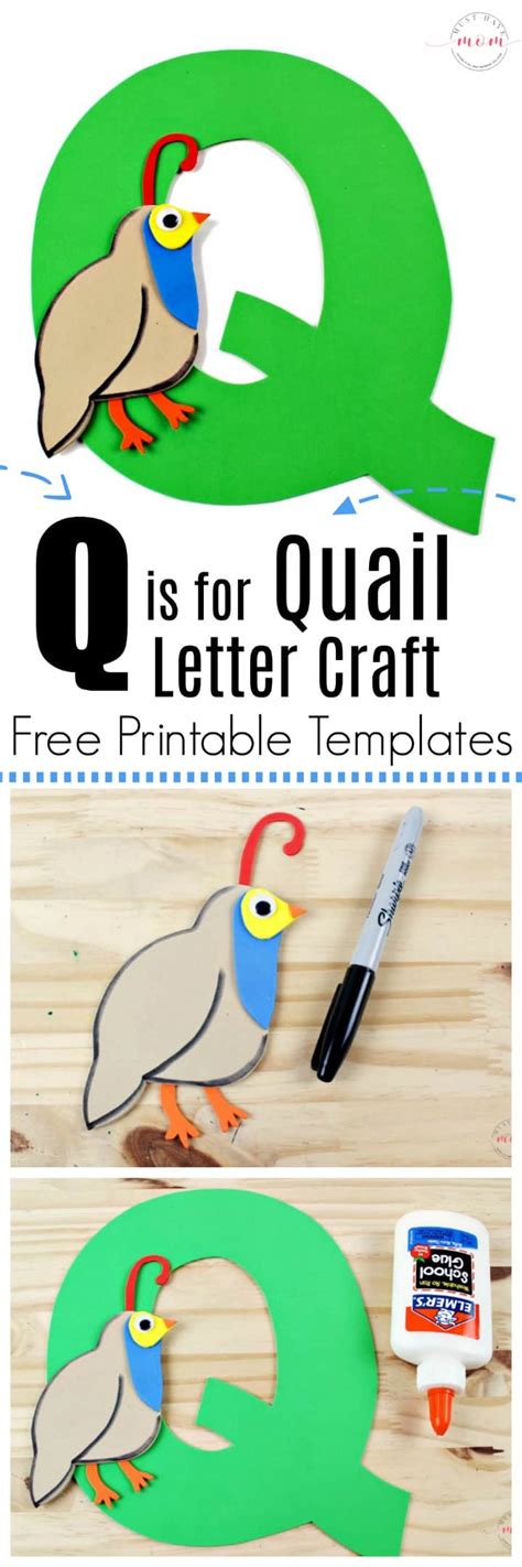 Weekly Letter Craft Q Is For Quail Must Have Mom