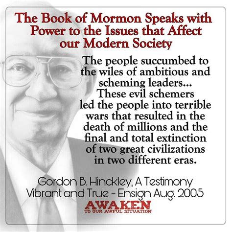 Gordon B Hinckley Lds Quotes Church Quotes Scripture Study Lds