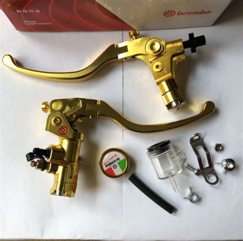 Jual Master Rem Handle Brembo Rcs Set Kanan Kiri Full Gold Cnc