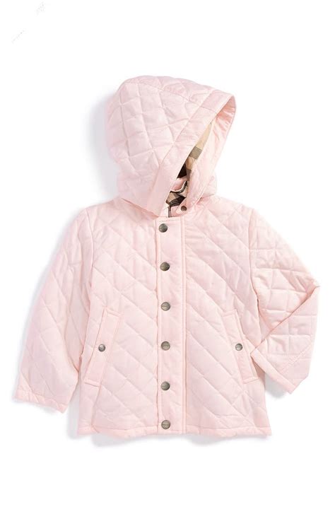 Burberry Hooded Quilted Jacket Toddler Girls Nordstrom
