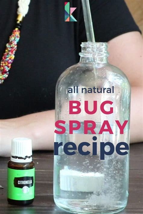Here Is An All Natural Diy Bug Spray Is Easy To Make And Is Very