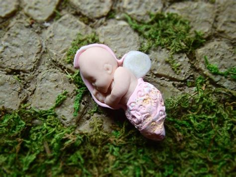 Sleeping Fairy Baby Figurine For Your Miniature Garden And Etsy
