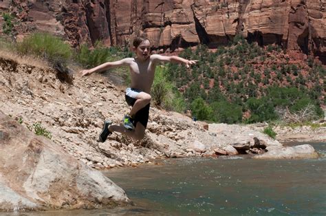 Summer 2011 Trip Blog Swimming At Zion