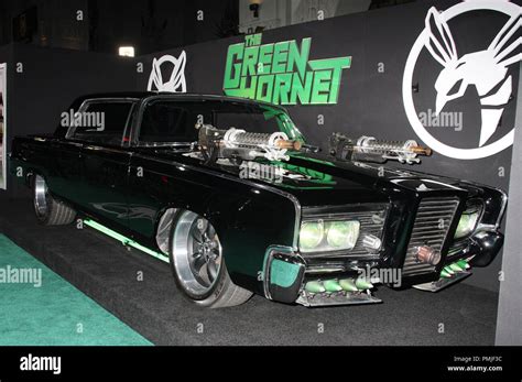 The Green Hornet Car At The Los Angeles Premiere Of The Green Hornet