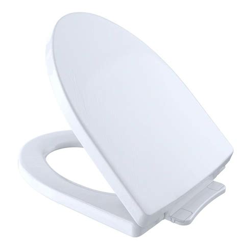 Toto Soiree Softclose Elongated Closed Front Toilet Seat In Cotton