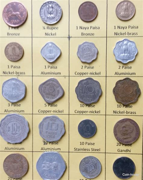 Coin House Collection Of 20 Demonetized Coins Of Republic