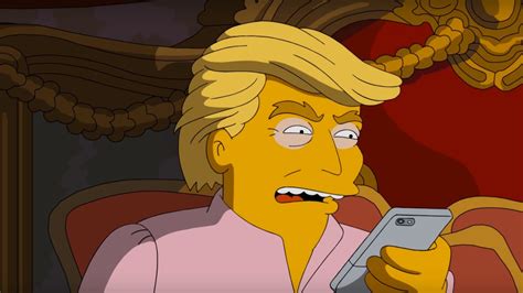 ‘the Simpsons Take Aim At Trump Show Him Ignoring A Situation Room Call To Tweet For The Win
