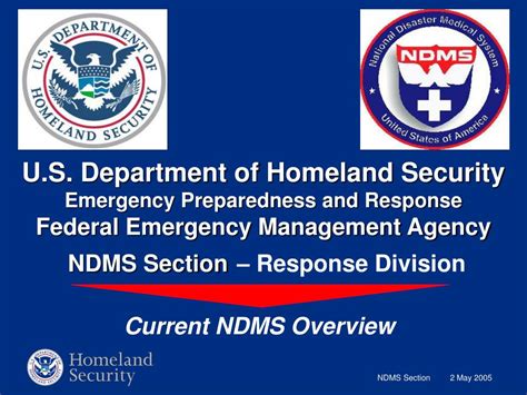 Ppt Us Department Of Homeland Security Emergency Preparedness And