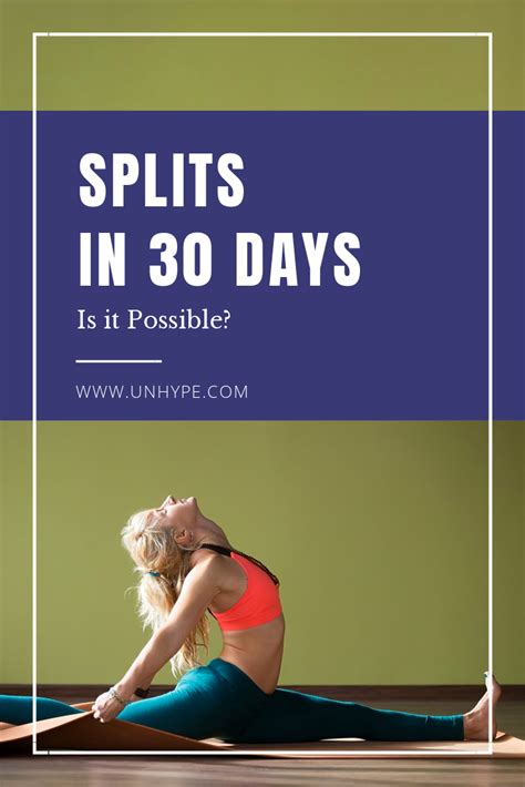 Splits In 30 Days Is It Possible How To Do Yoga 30 Day Splits