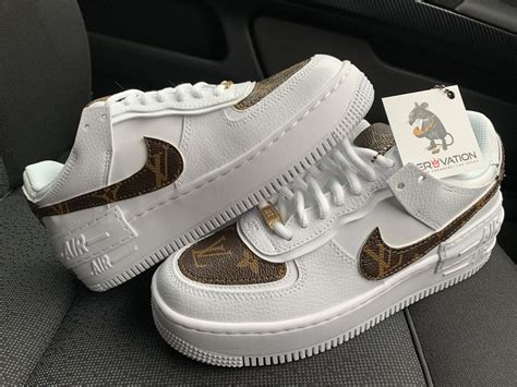 Custom Lv Air Force 1 Shadow Derivation Customs Custom Sneakers