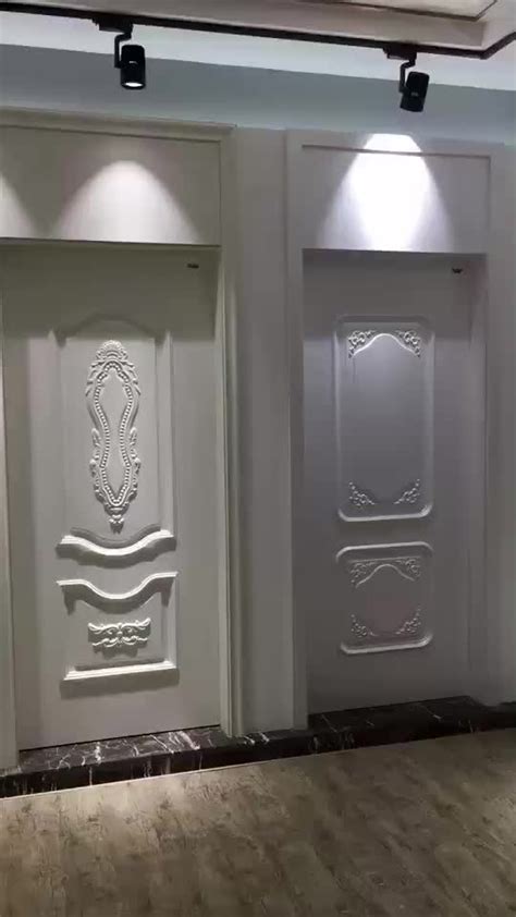 Finish off the shower with a sleek glass door to strut your showers new style. Composite Materials Pvc Waterproof Door For Bathroom ...