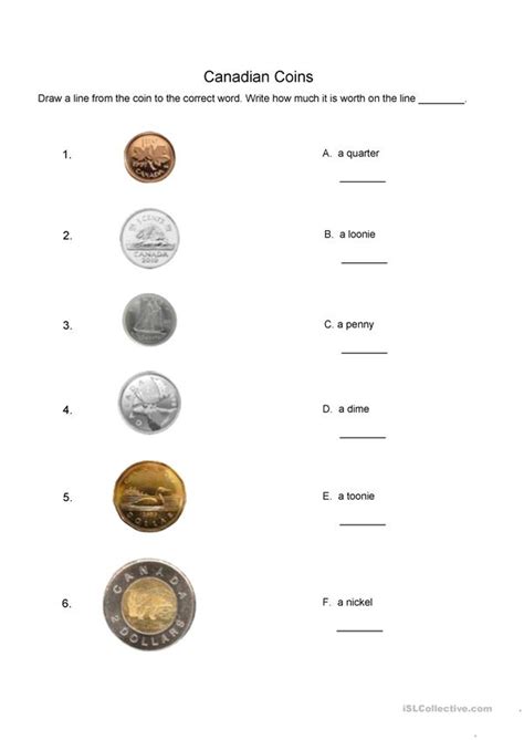 ️canadian Coins Worksheets Free Download