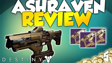 You can find a full video guide, and all the quest steps detailed below, with links to other guides you might find useful while completing the quest. Destiny: Iron Banner Ashraven's Flight - Game-play Review (BEST Fusion Rifle!?) - YouTube