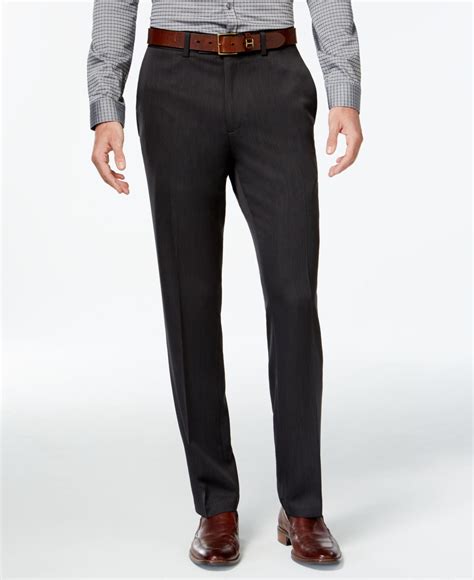 Kenneth Cole Reaction Slim Fit Urban Dress Pants In Gray For Men Charcoal Save 20 Lyst
