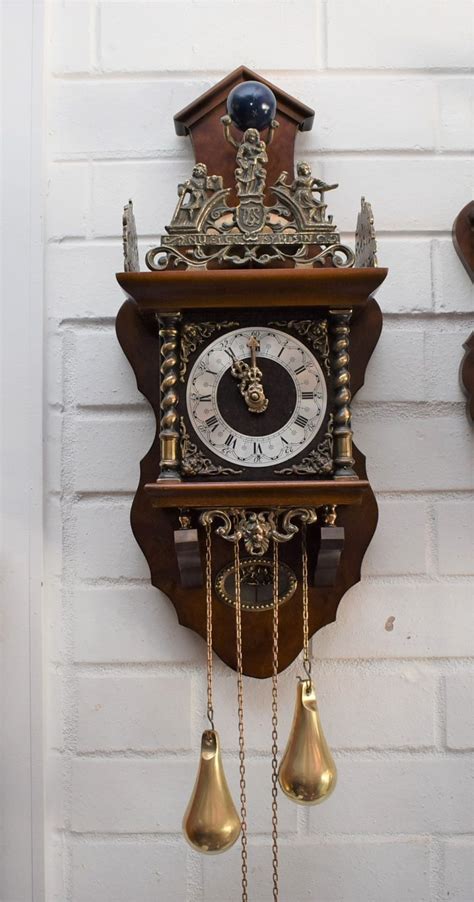 Vintage Zaanse Clock Dutch Antiques