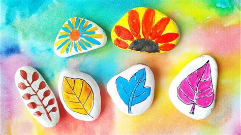 Autumn Rocks Painting Ideas Diy Easy Stone Art Crafts For Fall Home