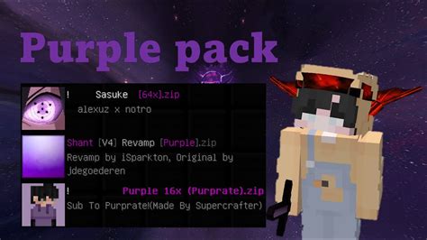 The Best Purple Texture Pack For Bedwars Youtube