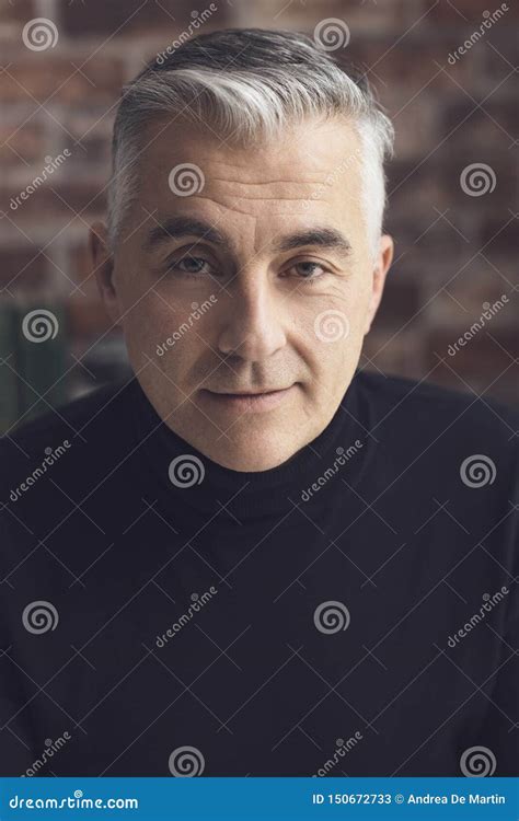 Confident Man Posing And Looking At Camera Stock Image Image Of