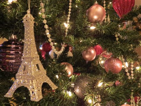 Eiffel Tower Sparkling Christmas Tree Decoration Christmas Tree