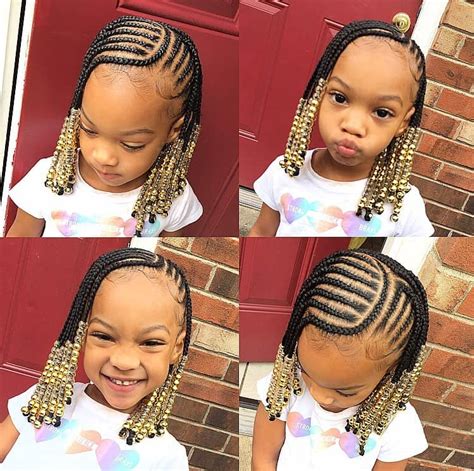 Angled cornrow braid styles for kids. Braids for Kids - 100 Back to School Braided Hairstyles ...