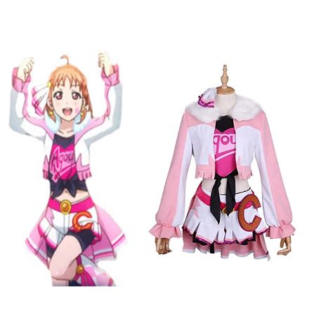 Love Live Sunshine Cosplay Takami Chika Cosplay Costumes Uniform Outfit Anime Cosplay Costume