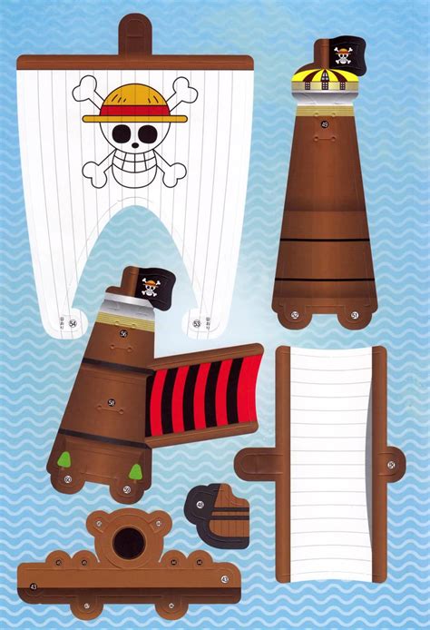 One Piece One Piece Thousand Sunny Para Armar Construye El Barco