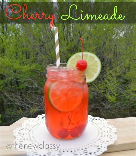 Easy And Refreshing Cherry Limeade Recipe Cherry Limeade Recipe