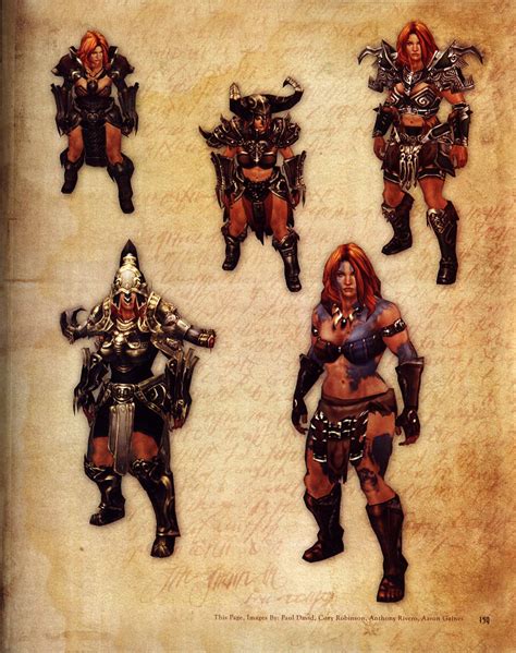 Diablo 4 offers customization options when creating the character. The Art of Diablo III (Female Barbarian) | Diablo ...
