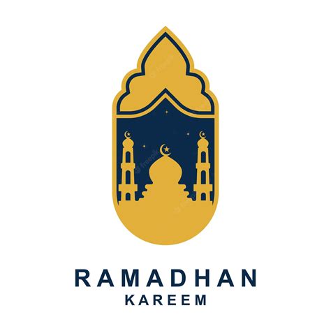 Premium Vector Ramadan Logo Vector Ramadan Flyer Image With Template