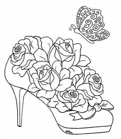 Coloring Rose Pages Realistic Roses Printable Getcolorings