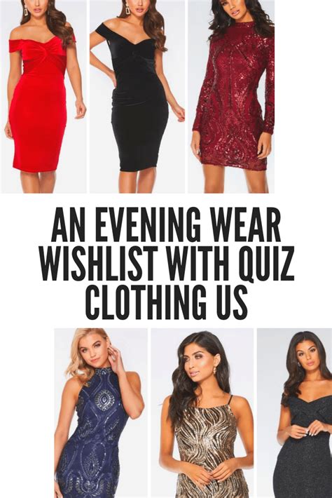 An Evening Wear Wishlist With Quiz Clothing Us Upyourvlog