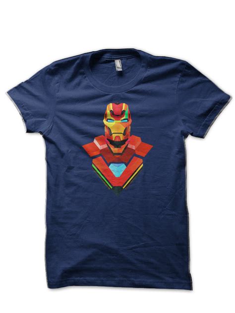 Iron Man Navy Blue T Shirt Swag Shirts