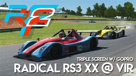 Rfactor Radical Sr Xx Vir Triple Screen Gopro Youtube