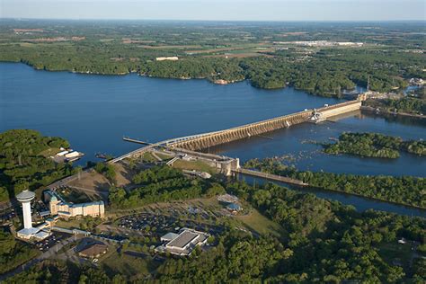 Wilson Lake Dam On Tennessee River Aerial Photo Ron Lowery
