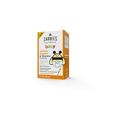 2 Pack Zarbees Baby Immune Support And Vitamins 2 Fl Oz Each Walmart