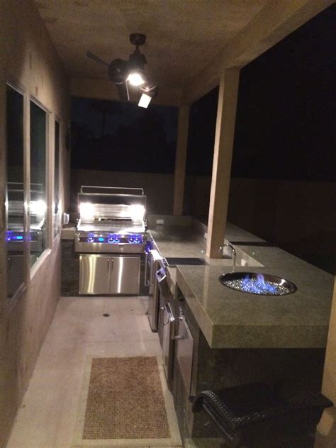 miles yokota built  amazing outdoor kitchen featuring