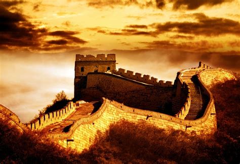 The Great Wall Of China At Sunset Wallpaper By Jessicanguyen