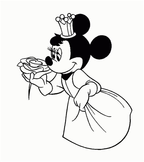 Dessin Coloriage Imprimer Mickey  Ohbq avec Minnie A Colorier