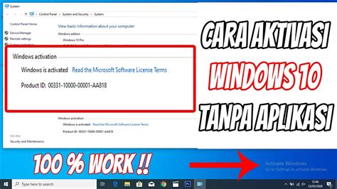 Aplikasi ini merupakan software yang memiliki fungsi untuk melakukan aktivasi windows dan office. Aktivasi windows 10 tanpa aplikasi (software) secara ...