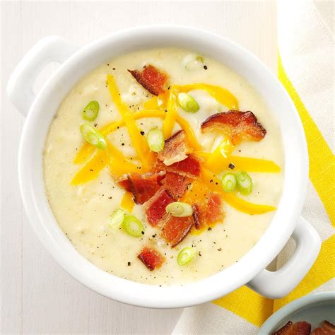 Baked Potato Cheddar Soup Recipe How To Make It