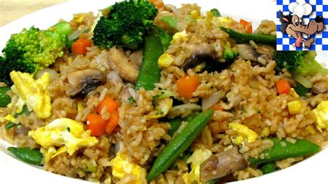 How To Make Fried Rice Vegetable Fried Rice Chinese Recipe Youtube
