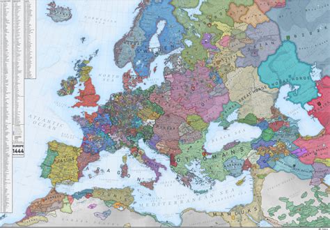 Explore This Fascinating Map Of Medieval Europe In 1444