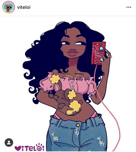 Pin By Ashira Baht Moshe On African American Animation And Art Black Girl Art Black Girl