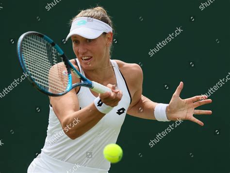 Belgian Yanina Wickmayer Pictured Action During Editorial Stock Photo
