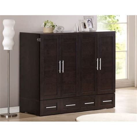Known for its long lifespan, great weight distribution and low to no maintenance. ZzZ Chest Studio Sleeper Cabinet Bed Queen Size ...