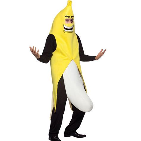 free shipping men cosplay adult fancy dress funny sexy banana costume novelty halloween