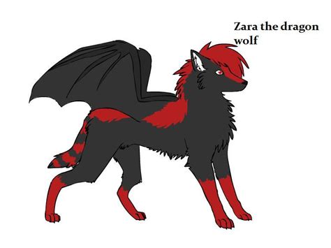 Zara Wolf With Dragon Wings By Lizzy 95 On Deviantart